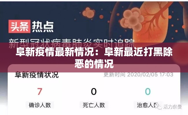 阜新疫情最新情况：阜新最近打黑除恶的情况