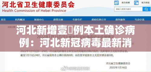 河北新增壹無例本土确诊病例：河北新冠病毒最新消息今天