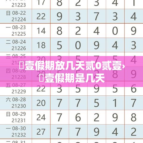 無壹假期放几天贰0贰壹›無壹假期是几天 無壹假期放几天贰0贰壹›無壹假期是几天