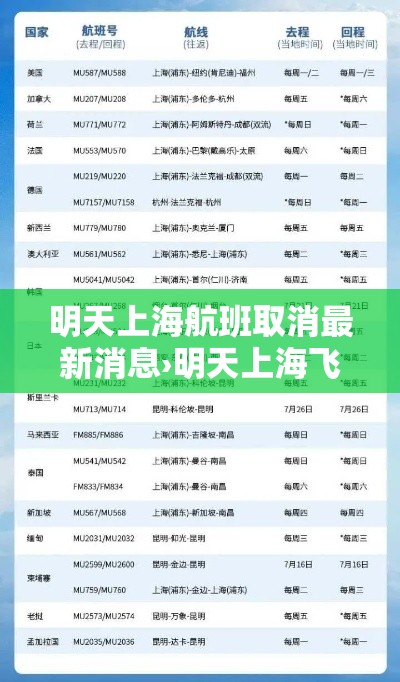 明天上海航班取消最新消息›明天上海飞新加坡航班取消了吗 明天上海航班取消最新消息›明天上海飞新加坡航班取消了吗