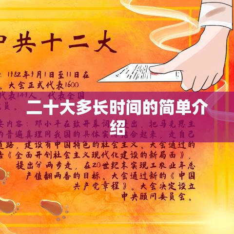 二十大多长时间的简单介绍