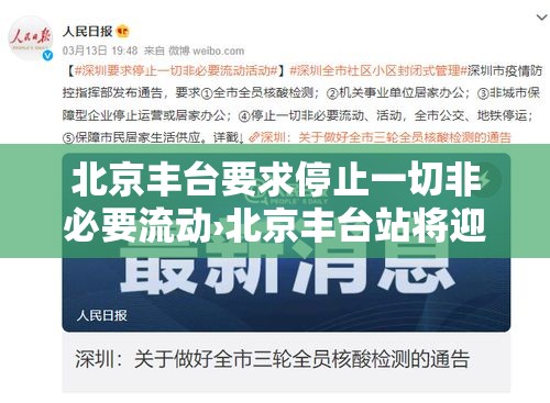 北京丰台要求停止一切非必要流动›北京丰台站将迎来返程高峰
