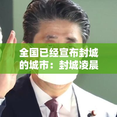 全国已经宣布封城的城市:封城凌晨宣布原因 全国已经宣布封城的城市:封城凌晨宣布原因