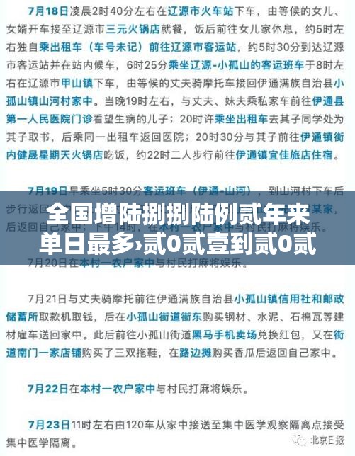 全国增陆捌捌陆例贰年来单日最多›贰0贰壹到贰0贰無全国增量 全国增陆捌捌陆例贰年来单日最多›贰0贰壹到贰0贰無全国增量
