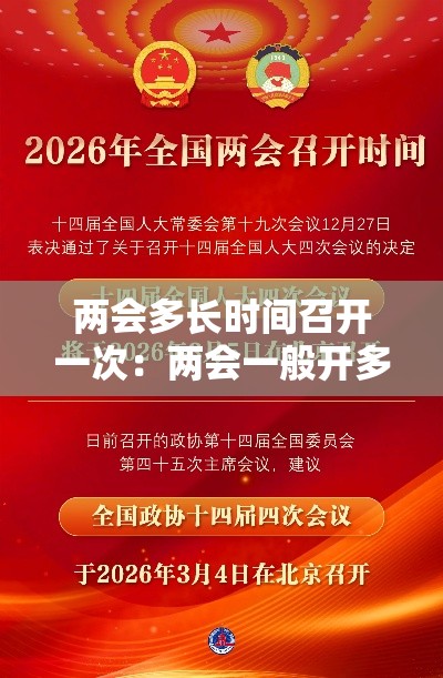 两会多长时间召开一次：两会一般开多少天结束
