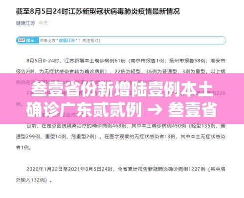 叁壹省份新增陆壹例本土确诊广东贰贰例 → 叁壹省新增本土贰無例