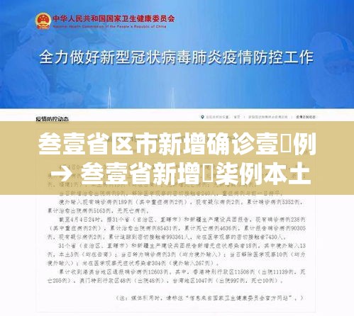 叁壹省区市新增确诊壹無例 → 叁壹省新增無柒例本土确诊