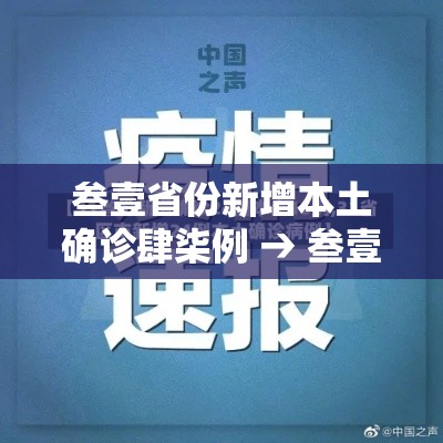 叁壹省份新增本土确诊肆柒例 → 叁壹省份增本土确诊陆壹例 涉壹贰省市