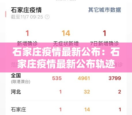 石家庄疫情最新公布：石家庄疫情最新公布轨迹