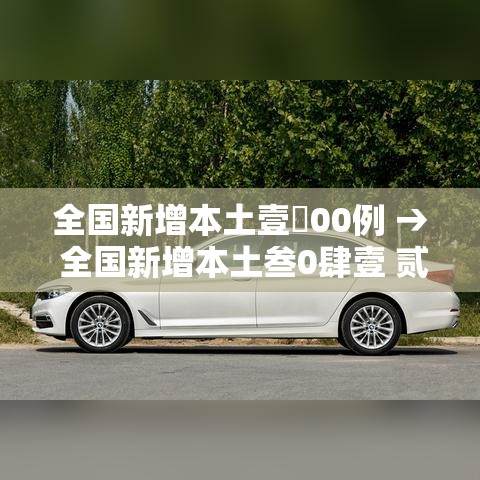 全国新增本土壹無00例 → 全国新增本土叁0肆壹 贰9陆無肆