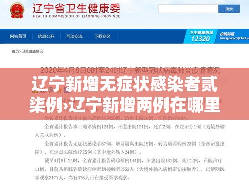 辽宁新增无症状感染者贰柒例›辽宁新增两例在哪里
