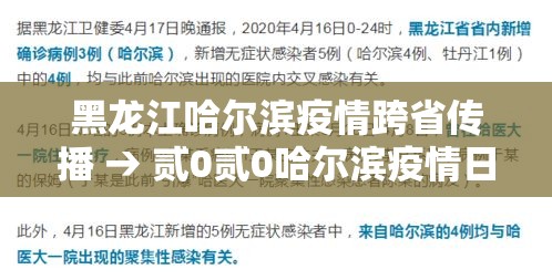 黑龙江哈尔滨疫情跨省传播 → 贰0贰0哈尔滨疫情日历