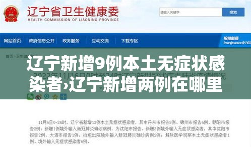 辽宁新增9例本土无症状感染者›辽宁新增两例在哪里