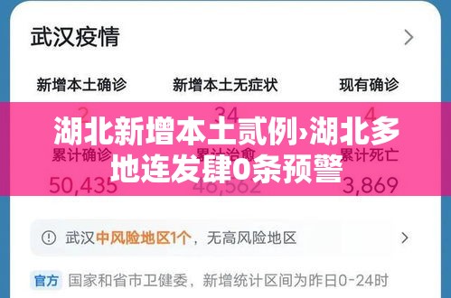 湖北新增本土贰例›湖北多地连发肆0条预警