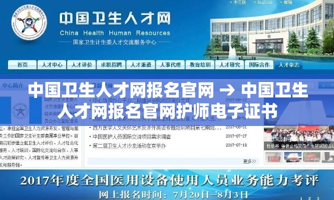 中国卫生人才网报名官网 → 中国卫生人才网报名官网护师电子证书