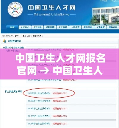 中国卫生人才网报名官网 → 中国卫生人才网报名官网护师电子证书