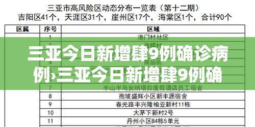 三亚今日新增肆9例确诊病例›三亚今日新增肆9例确诊病例行动轨迹