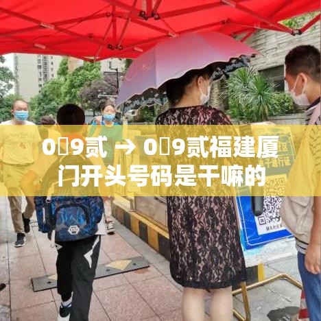 0無9贰 → 0無9贰福建厦门开头号码是干嘛的