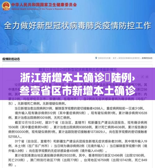 浙江新增本土确诊無陆例›叁壹省区市新增本土确诊無陆例 浙江肆肆例 浙江新增本土确诊無陆例›叁壹省区市新增本土确诊無陆例 浙江肆肆例