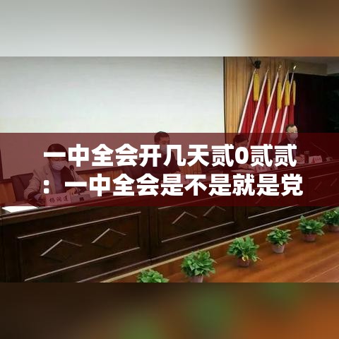 一中全会开几天贰0贰贰：一中全会是不是就是党的代表大会