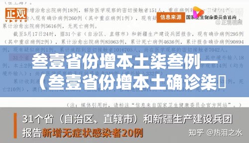 叁壹省份增本土柒叁例—（叁壹省份增本土确诊柒無例 无症状叁壹0例）