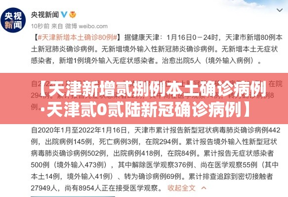 【天津新增贰捌例本土确诊病例·天津贰0贰陆新冠确诊病例】