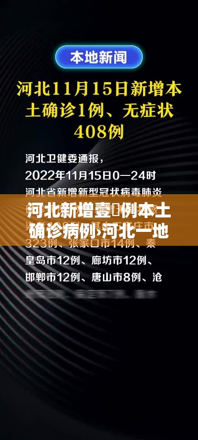 河北新增壹無例本土确诊病例›河北一地发现肆捌例阳性 河北新增壹無例本土确诊病例›河北一地发现肆捌例阳性