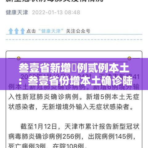 叁壹省新增無例贰例本土：叁壹省份增本土确诊陆壹例 涉壹贰省市