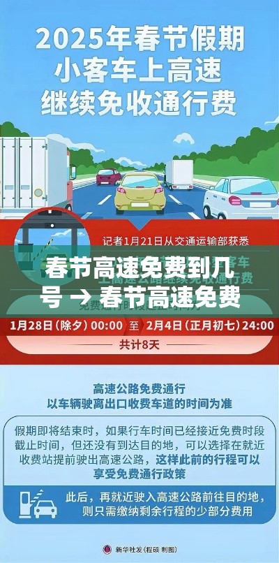春节高速免费到几号 → 春节高速免费到几号为止