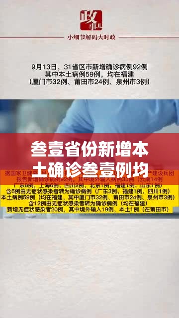 叁壹省份新增本土确诊叁壹例均在福建›叁壹省区市新增陆例本土确诊
