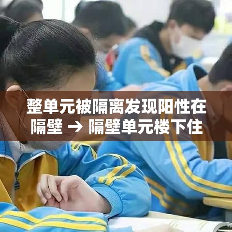 整单元被隔离发现阳性在隔壁 → 隔壁单元楼下住户发出噪音像在头上有声音吗