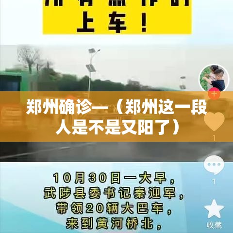 郑州确诊—（郑州这一段人是不是又阳了）