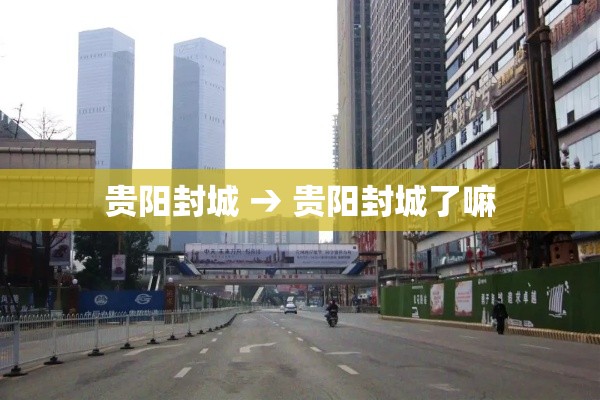 贵阳封城 → 贵阳封城了嘛 贵阳封城 → 贵阳封城了嘛