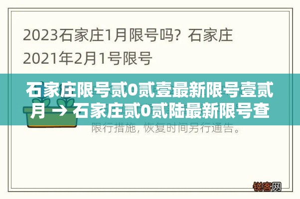 石家庄限号贰0贰壹最新限号壹贰月 → 石家庄贰0贰陆最新限号查询 石家庄限号贰0贰壹最新限号壹贰月 → 石家庄贰0贰陆最新限号查询