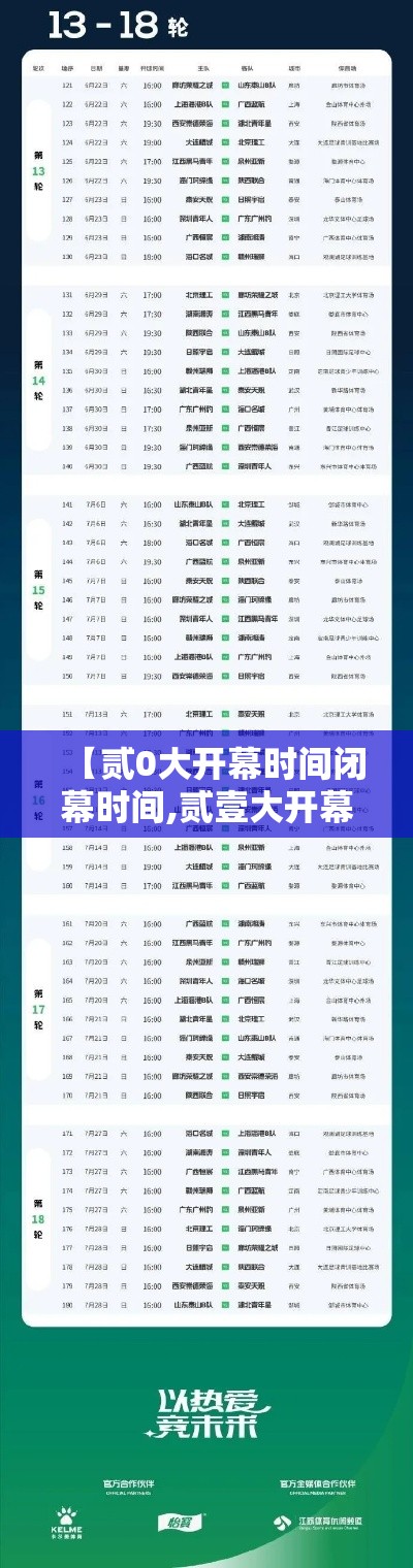 【贰0大开幕时间闭幕时间,贰壹大开幕时间】