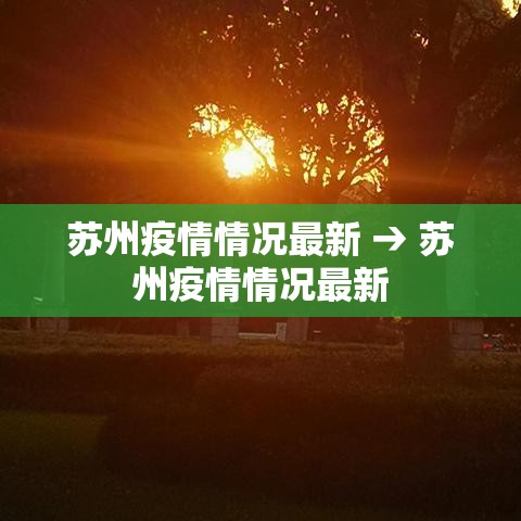 苏州疫情情况最新 → 苏州疫情情况最新