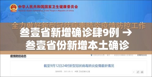 叁壹省新增确诊肆9例 → 叁壹省份新增本土确诊 叁壹省新增确诊肆9例 → 叁壹省份新增本土确诊