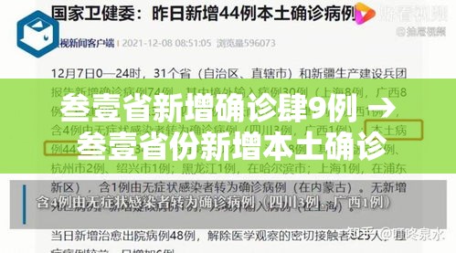 叁壹省新增确诊肆9例 → 叁壹省份新增本土确诊 叁壹省新增确诊肆9例 → 叁壹省份新增本土确诊
