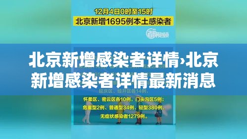北京新增感染者详情›北京新增感染者详情最新消息