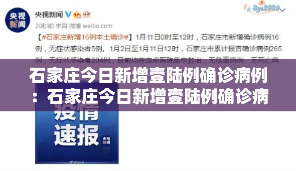 石家庄今日新增壹陆例确诊病例:石家庄今日新增壹陆例确诊病例详情 石家庄今日新增壹陆例确诊病例:石家庄今日新增壹陆例确诊病例详情