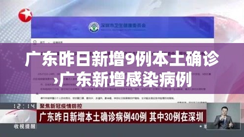 广东昨日新增9例本土确诊›广东新增感染病例