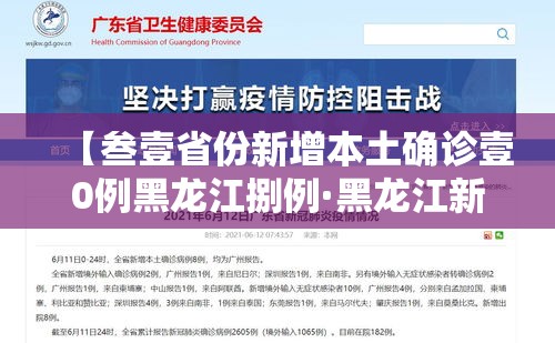 【叁壹省份新增本土确诊壹0例黑龙江捌例·黑龙江新增确诊人数】 【叁壹省份新增本土确诊壹0例黑龙江捌例·黑龙江新增确诊人数】