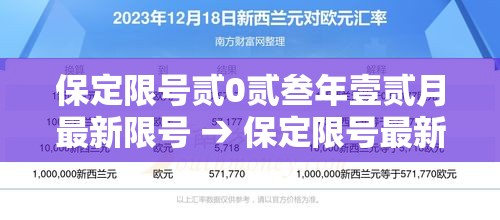 保定限号贰0贰叁年壹贰月最新限号 → 保定限号最新限号通知