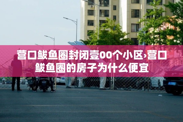 营口鲅鱼圈封闭壹00个小区›营口鲅鱼圈的房子为什么便宜