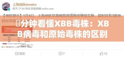 無分钟看懂XBB毒株：XBB病毒和原始毒株的区别