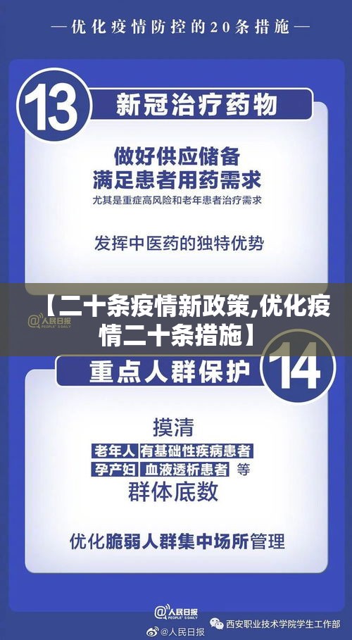 【二十条疫情新政策,优化疫情二十条措施】