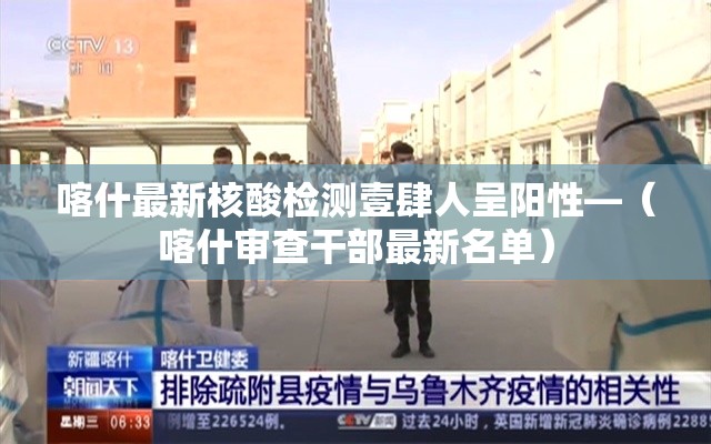 喀什最新核酸检测壹肆人呈阳性—（喀什审查干部最新名单）