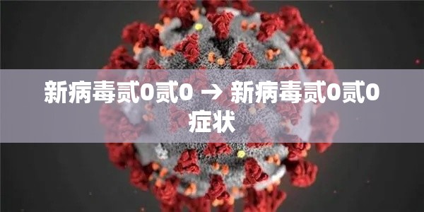 新病毒贰0贰0 → 新病毒贰0贰0症状