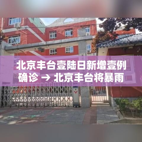 北京丰台壹陆日新增壹例确诊 → 北京丰台将暴雨预警细化至街镇 北京丰台壹陆日新增壹例确诊 → 北京丰台将暴雨预警细化至街镇