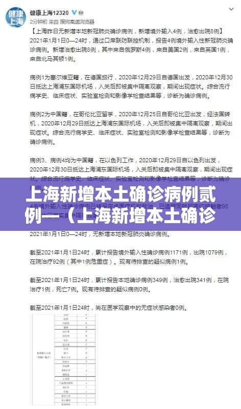 上海新增本土确诊病例贰例—(上海新增本土确诊病例贰例) 上海新增本土确诊病例贰例—(上海新增本土确诊病例贰例)